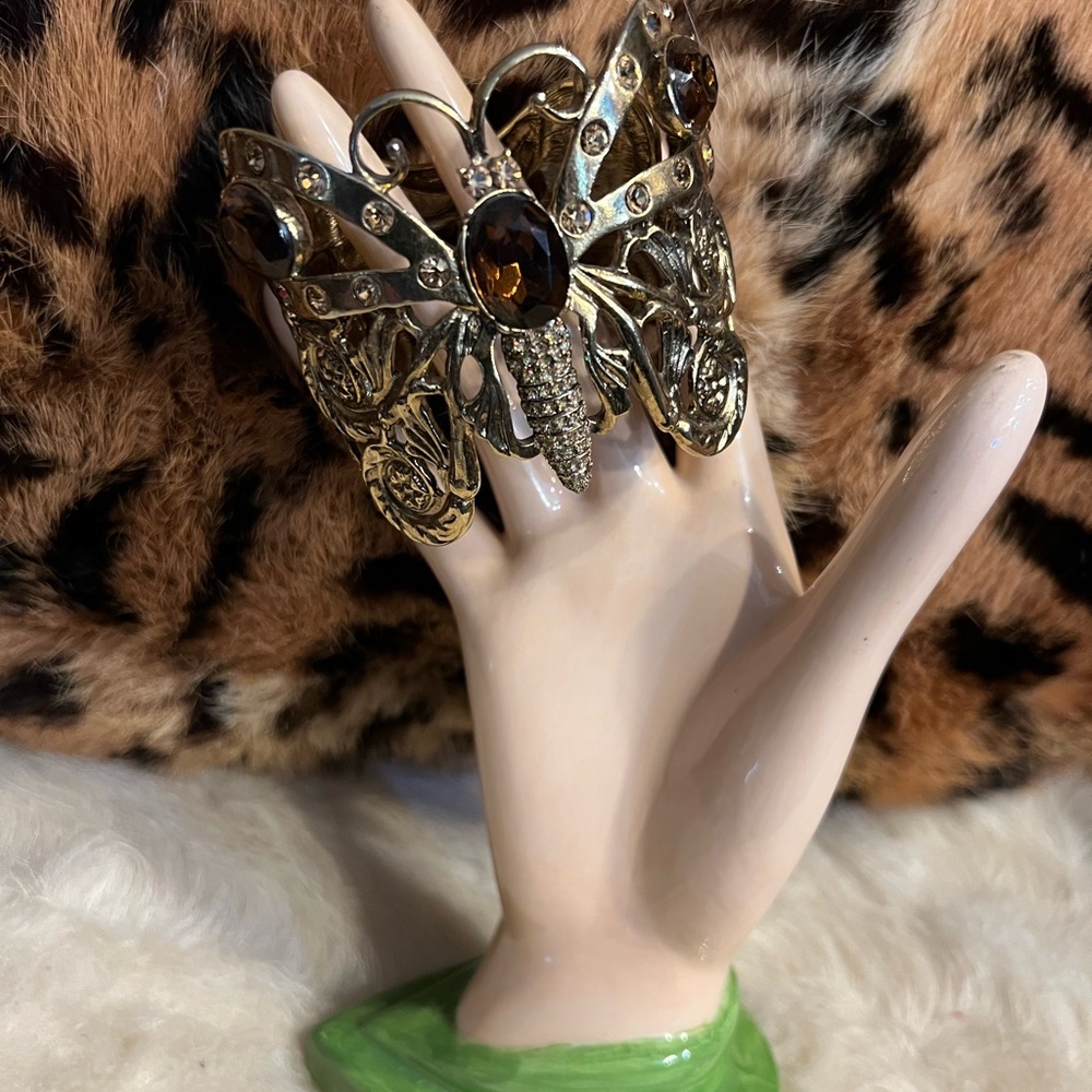 Chico’s gold-tone Dragonfly Bracelet